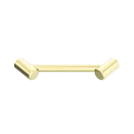 MECCA CARE 25MM FOOTREST CORNER GRAB RAIL 215MM BRUSHED GOLD 