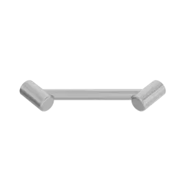 MECCA CARE 25MM FOOTREST CORNER GRAB RAIL 215MM GUN METAL 