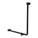 MECCA CARE 32MM 90 DEGREE BENT TUBE GRAB RAIL 750X750MM MATTE BLACK 