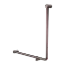 MECCA CARE 32MM 90 DEGREE BENT TUBE GRAB RAIL 750X750MM BRUSHED BRONZE 