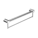 MECCA CARE CHROME 32MM GRAB RAIL WITH TOWEL HOLDER 600MM
