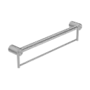 MECCA CARE GUN METAL 32MM GRAB RAIL WITH TOWEL HOLDER 600MM