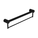 MECCA CARE MATTE BLACK 32MM GRAB RAIL WITH TOWEL HOLDER 900MM