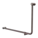 MECCA CARE 32MM DDA 90 DEGREE BENT TUBE GRAB RAIL 600X1000MM BRUSHED BRONZE 