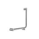 MECCA CARE CHROME 32MM AMBULANT 90 DEGREE BENT TUBE GRAB RAIL 450X450MM