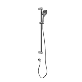 MECCA CARE 32MM GRAB RAIL AND ADJUSTABLE SHOWER RAIL SET 900MM CHROME 