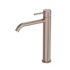 ZEN SS316L TALL BASIN MIXER BRUSHED BRONZE 