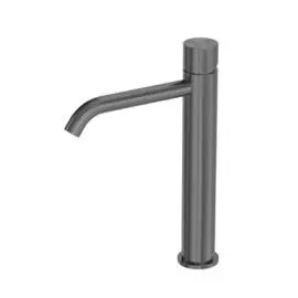 ZEN SS316L TALL BASIN MIXER HANDLESS GRAPHITE 