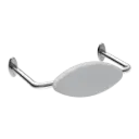 MECCA CHROME CARE DDA TOILET BACKREST