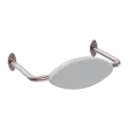 MECCA BRUSHED BRONZE CARE DDA TOILET BACKREST