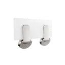 MECCA BRUSHED NICKEL CARE SHOWER SEAT 960Ã—330MM