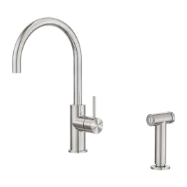 ZEN SS316L KITCHEN MIXER WITH HAND SPRAY BRUSHED NICKEL 