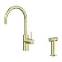 ZEN SS316L KITCHEN MIXER WITH HAND SPRAY BRUSHED GOLD 