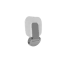 MECCA GUN METAL CARE SHOWER SEAT 400×330MM