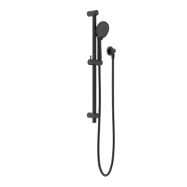 ROUND METAL MATTE BLACK PROJECT SHOWER RAIL 4 STAR RATING
