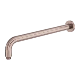 ZEN SS316L BRUSHED BRONZE ROUND SHOWER ARM 400MM LENGTH