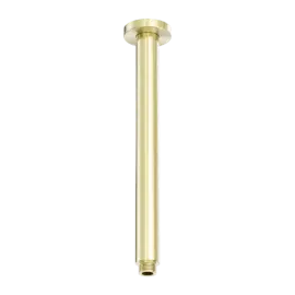 ZEN SS316L BRUSHED GOLD ROUND CEILING ARM 300MM LENGTH