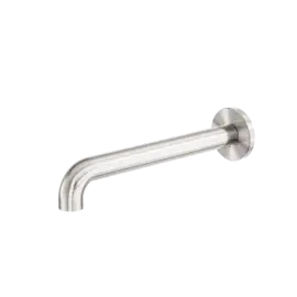 ZEN SS316L BRUSHED NICKEL ROUND BASIN/BATH SPOUT ONLY 230MM