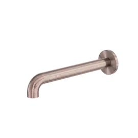 ZEN SS316L BRUSHED BRONZE ROUND BASIN/BATH SPOUT ONLY 230MM