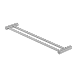 ZEN SS316L GRAPHITE DOUBLE TOWEL RAIL 800MM