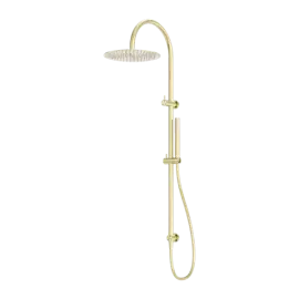 ZEN SS316L TWIN SHOWER BRUSHED GOLD 