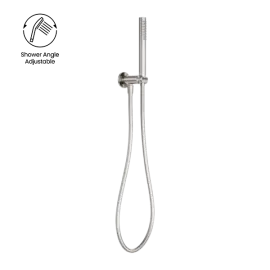 ZEN SS316L SHOWER ON BRACKET BRUSHED NICKEL 