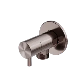 MINI BRUSHED BRONZE CISTERN STOP