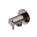 MINI BRUSHED BRONZE CISTERN STOP