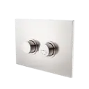 RAISED DISABLED  BRUSHED NICKEL CARE PNEUMATIC FLUSH BUTTONS PLATE DDA COMPLIANT