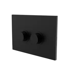 RAISED DISABLED MATTE BLACK CARE PNEUMATIC FLUSH BUTTONS PLATE DDA COMPLIANT