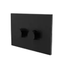 RAISED DISABLED MATTE BLACK CARE PNEUMATIC FLUSH BUTTONS PLATE DDA COMPLIANT