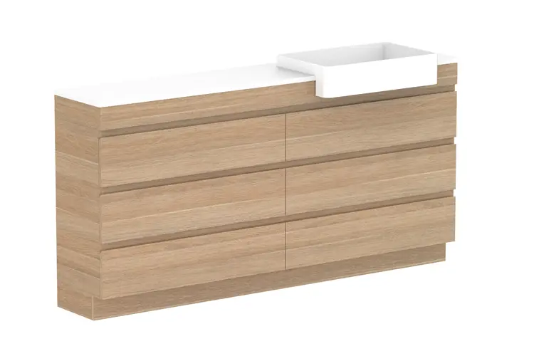 Flo All Drw Slim 1800 WH R CP 