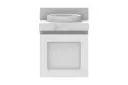 London Mini 400 WH Gloss Basin CP 