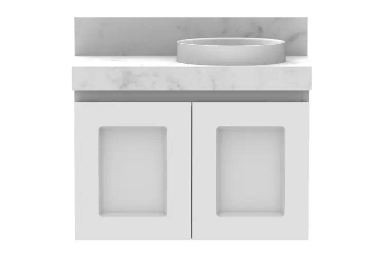 London Mini 600 WH Matte Basin CS 