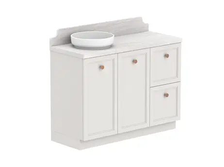 Mabel Customizable Premium Ens Dor&Drw Slim 900 WH L CP  