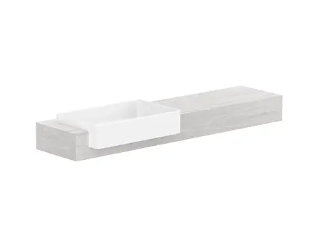 Michel Caesarstone finish SR Bench 1500 WH L CS 