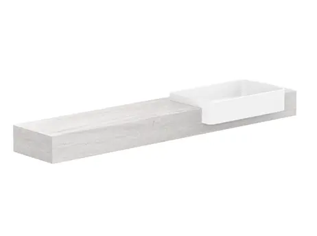 Michel Caesarstone finish SR Bench 1800 WH R CS 