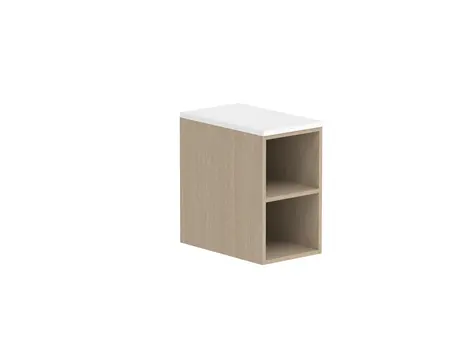 Modular Caesarstone finish Thirroul Twin 300 Open Shelf CS 