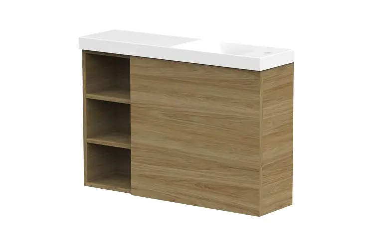 Petite Shelf 800 WH R Basin / L Shelf CM 