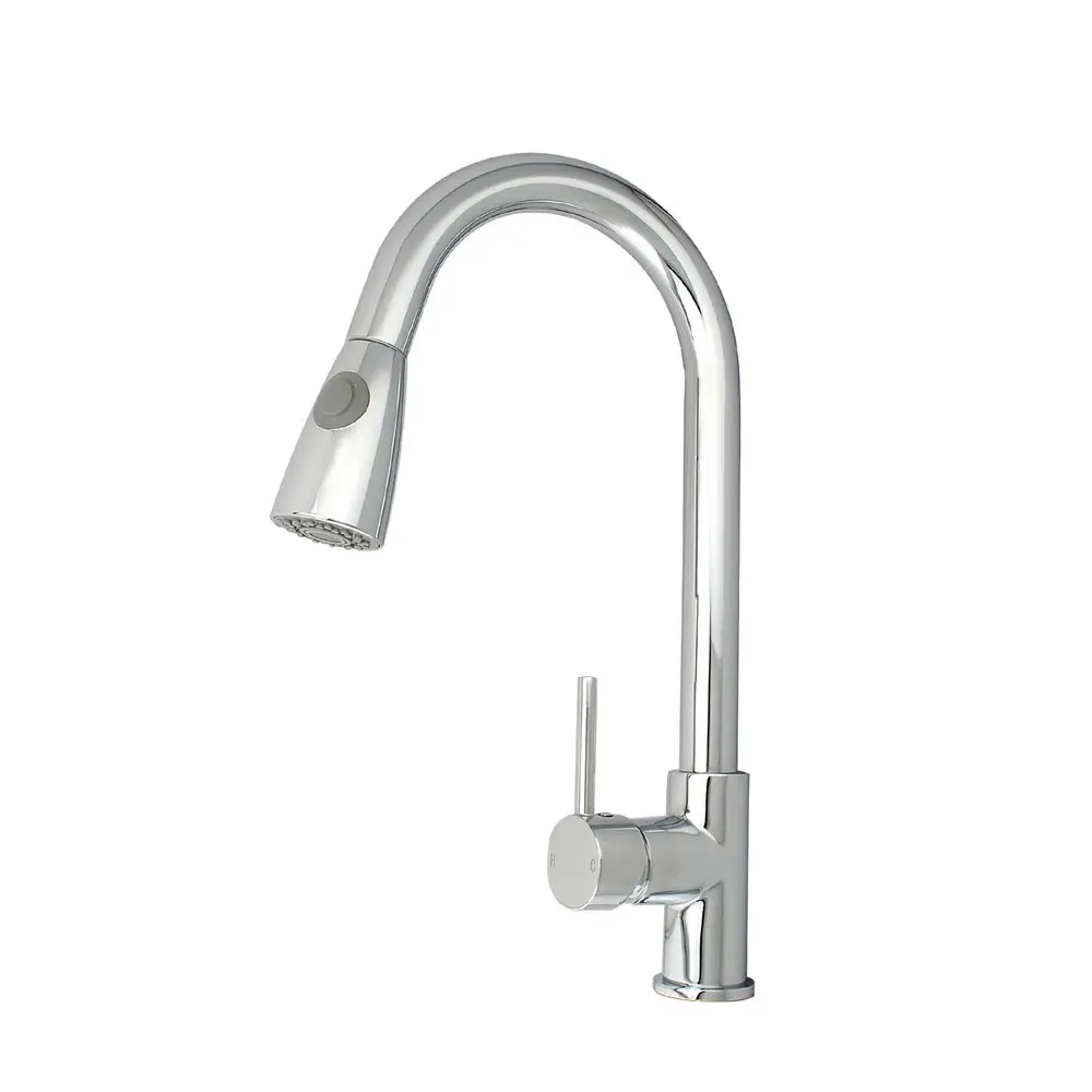 Chrome Pull Out Kitchen Mixer