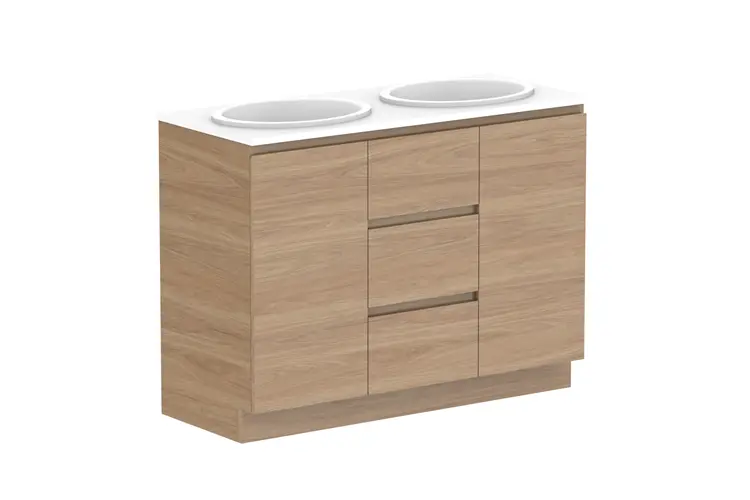 Glacier Pro Dor&Drw Trio 1200 With Kickboard D CS (Caesarstone Finish) 