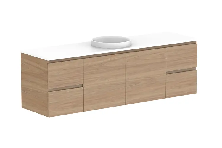 Glacier Pro Dor&Drw Twin 1800 WH C CM (Marble Top)