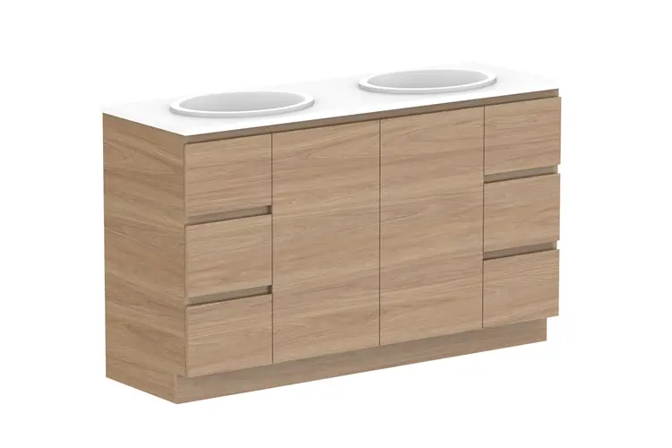 Glacier Pro Dor&Drw Trio 1500 With Kickboard D CM (MARBLE TOP) 