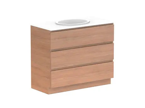 Glacier Caesarstone finish Lite All Drw Trio 1050 WK C CS 