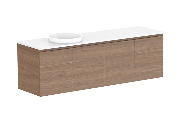 Glacier Lite All Door Twin 1800 WH L CS (CAESARSTONE FINISH)