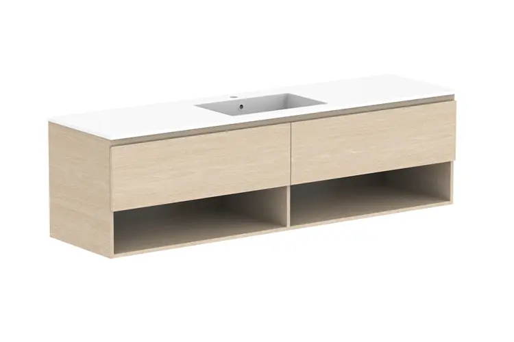 Glacier Customizable Premium Pro Shelf Slim 1800 WH R CP 