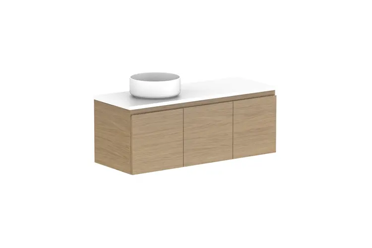 Glacier Lite Ens Dor&Drw Slm 1050WH L CS (CAESARSTONE FINISH) 