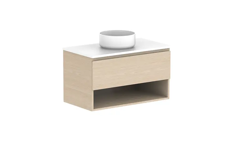 Glacier Pro Shelf Slim 900 WH Centre Bowl - CP