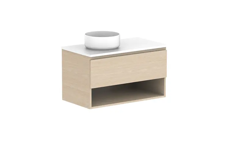 Glacier Pro Shelf Slim 900 WH Left Bowl - CM