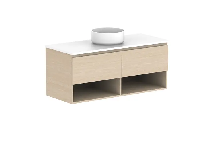 Glacier Pro Shelf Slim 1200 WH Centre Bowl - CS